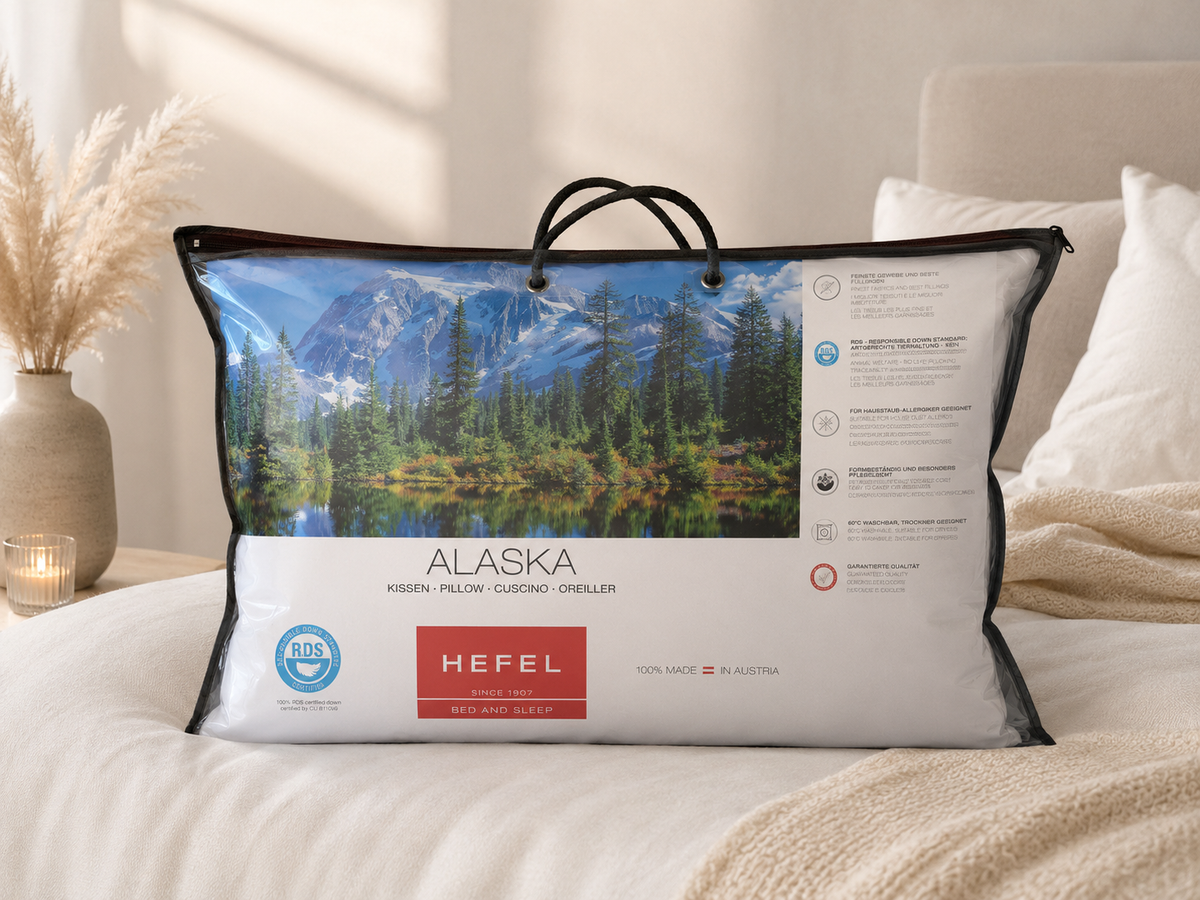 Alaska Възглавница с патешки пух и пера