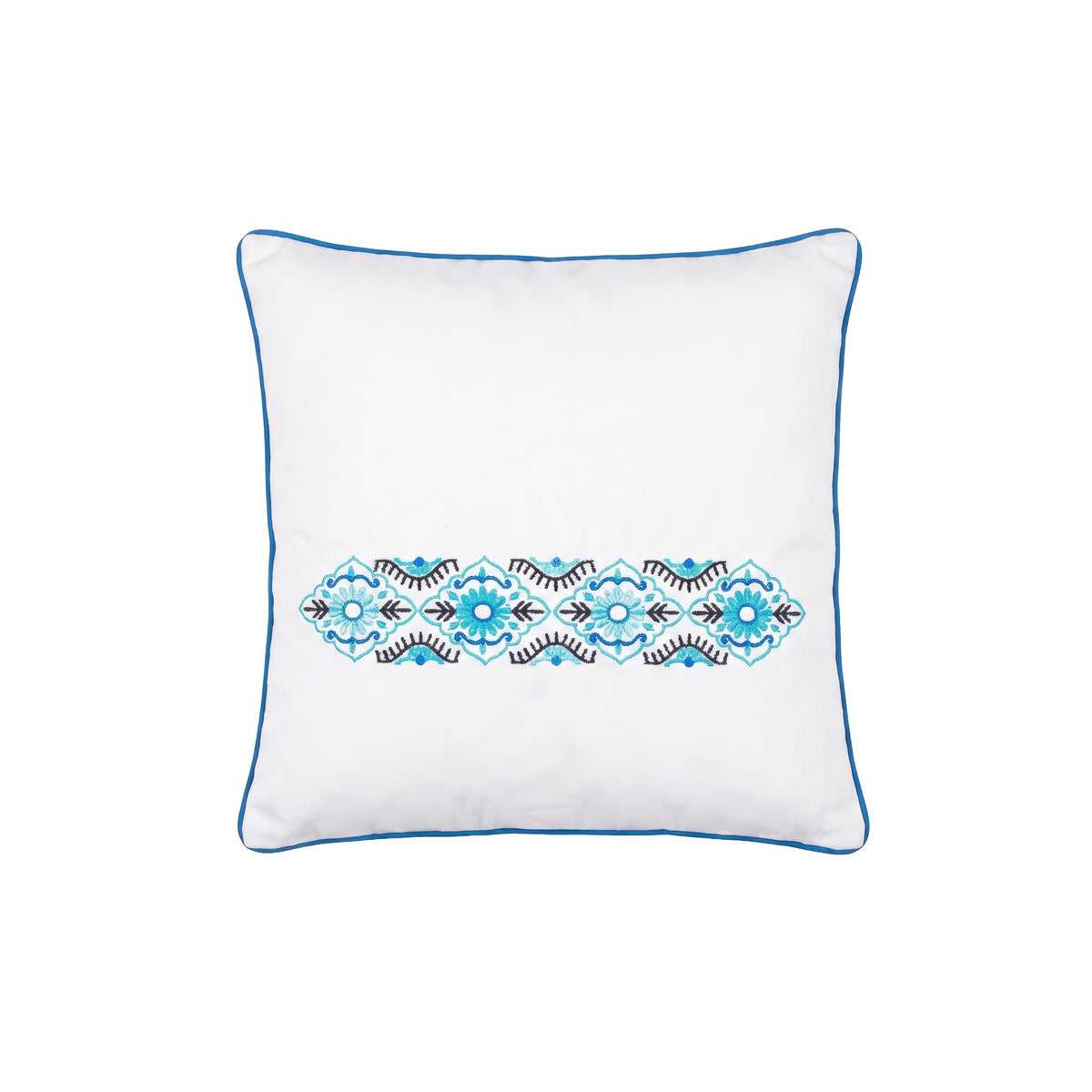 Декоративна калъфка Meublatex FRINGE AZURE 01